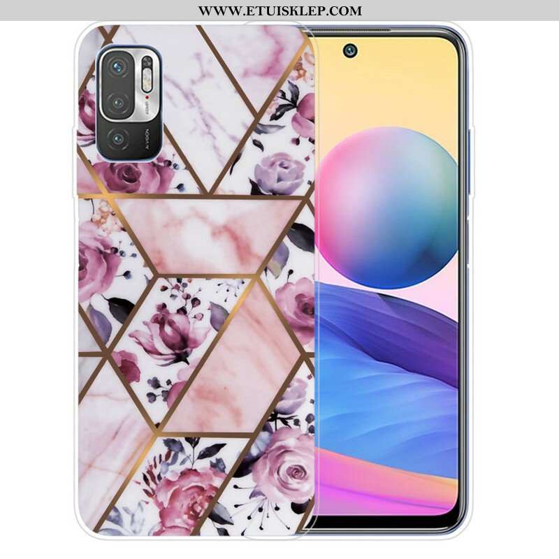 Etui do Poco M3 Pro 5G Geometryczny Marmur